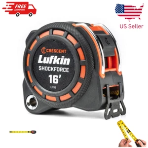 "Crescent Lufkin 16'x1-3/16" Tape Measure with ShockForce Technology - Picture 1 of 7