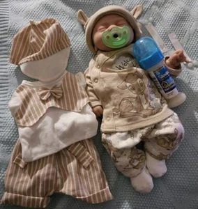 Ivita Baby Junge Puppe-lebensechtes Gefühl, 4,5 Pfund 14 Zoll mit 12 Zubehörteilen Neu - Bild 1 von 11