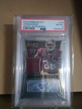 2013 Select Jordan Reed Jersey Autograph /499 PSA 8