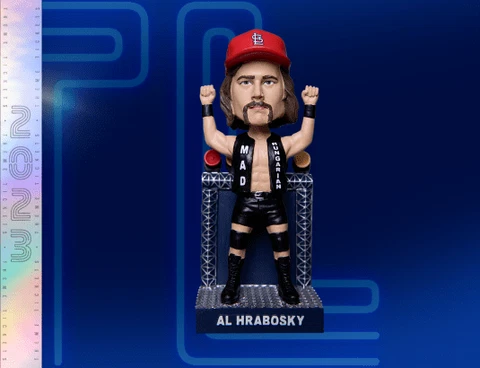 St Louis Cardinals SGA Al Hrabosky WWE Bobblehead MAD HUNGARIAN  *PRESALE 8/17 * Cover