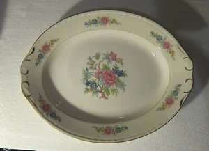 Homer Laughlin BOMBAY Georgian Eggshell Large 12" Platter with Backstamp C48N5 - Picture 1 of 2