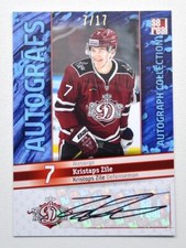 2019-20 KHL Dinamo Riga Autograph #DRG-A06 Kristaps Zile 07/17
