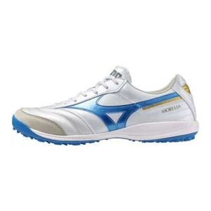 MIZUNO Morelia SALA ELITE TF Q1GB2412 25 Super White Pearl Laser Blue Futsal - Picture 1 of 12