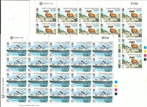 CHIPRE Cyprus EUROPA cept 1986 Sin Fijasellos MNH  Hoja bloque  - Imagen 1 de 1