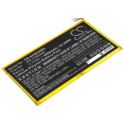 Battery for Acer Iconia One 10 B3-A40 PR-279594N PR-279594N(1ICP3/95/94-2) 6Pin - Image 1 of 4