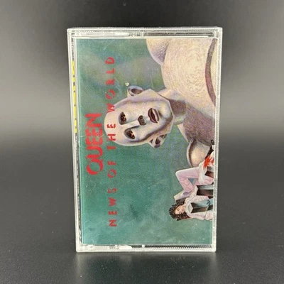 QUEEN News Of The World CASSETTE TAPE Hollywood 1977/1991 Reissue HARD ROCK Foto 1 de 4