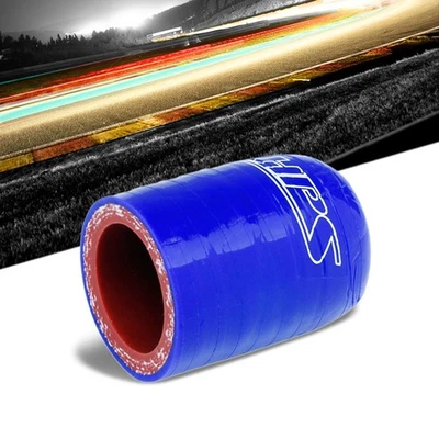 Tapa de manguera de refrigerante de silicona azul HPS 5/32" (4 mm) ID/1,5" L para válvula de calentador de derivación Foto 1 de 4