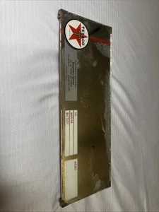 Texaco Vintage Rear View Mirror Oil Change Reminder - Picture 1 of 10