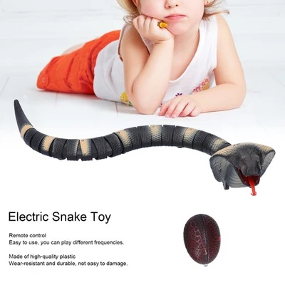 Télécommande infrarouge serpent jouet simulation serpent animal modèle astuce électrique - Photo 1/4