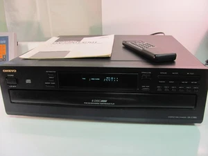 Onkyo DX-C380 CD Compact Disc Changer Carousel 6 Disc - Includes Remote & Manual - Picture 1 of 14