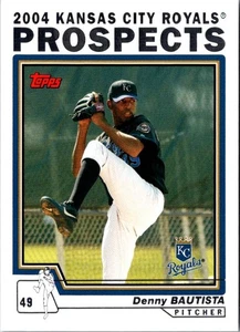 2004 Topps Traded & Rookies Denny Bautista #T98 Kansas City Royals Baseball Card - Picture 1 of 2