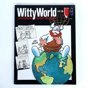 1993 WITTY WORLD International Cartoon Magazine 15 CARTOONS COMICS Hagar - Picture 1 of 2