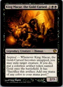 King Macar, the Gold-Cursed R Journey Into Nyx 74 MP - Picture 1 of 2