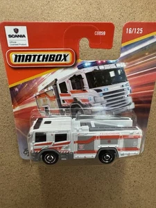 Matchbox Scania P360 Fire Truck Short #16 COMBINED POSTAGE - Picture 1 of 3