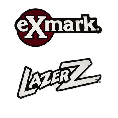 Exmark Logo Lazer Z Decal Kit UltraVac Lazer Z AS E S X Series 103-3113 103-2883