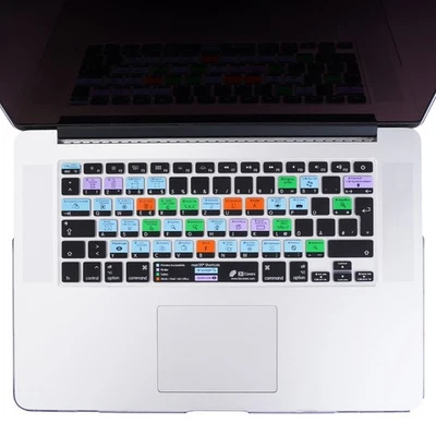 Tastatur-Abdeckung Shortcuts Cover Schutz für Apple mac-OS MacBook Pro / Air - Bild 1 von 2