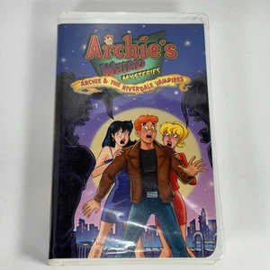 Archie's Weird Mysteries Archie & the Riverdale Vampires VHS OOP 2000 animado - Imagen 1 de 8