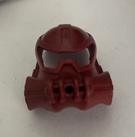 LEGO Bionicle - Huna Mask - Dark Red - Part # 47308 - From 8601 Toa Vakama 8725