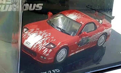 DeAgostini 1/43 Scale F220CMC025 - Fast and Furious Mazda RX-7 FD - Red - Image 1 of 4