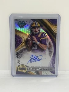 2024 Bowman University Best of 2024 Auto Garrett Nussmeier #BOA-GN Auto - Picture 1 of 2