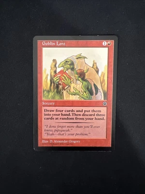 1998 Magic: The Gathering - Portal Starter Set 2nd Age Goblin Lore Near Mint - Image 1 of 2