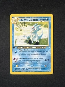 1. Edition Light Golduck 47/105 Neo Destiny Set 2002 WotC Vintage Pokemon Karte - Bild 1 von 2