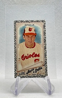 2018 Topps Allen & Ginter Cal Ripken Jr. Mini Insert Black Border Parallel #60 - Image 1 of 2