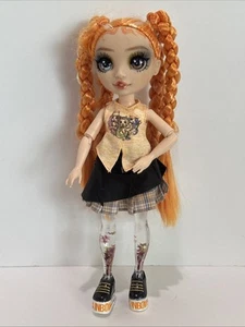Clementine Sparkle Rainbow High Doll Glitter Legs Orange Braid Partial Outfit - Picture 1 of 12