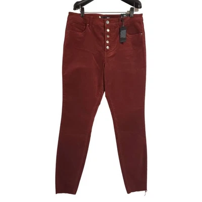 KUT from the Kloth High Rise Donna Fab Ab Ankle Skinny Corduroy Pants Size 12 - Image 1 of 4