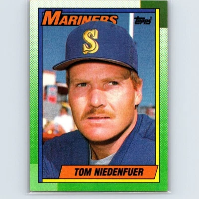 1990 Topps Tom Niedenfuer #306 Seattle Mariners - Image 1 of 2