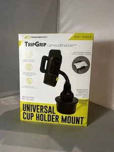 Bracketron Trip Grip 360° Universal Cup Holder Cell Phone Mount - Black SL - Picture 1 of 2