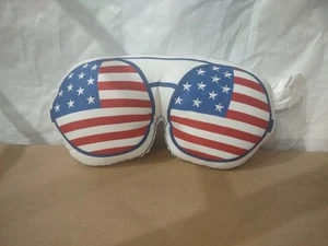 Almohada Bandera Americana Patriótica 19"X9"X5" Exterior Interior ENVÍO GRATUITO - Imagen 1 de 12