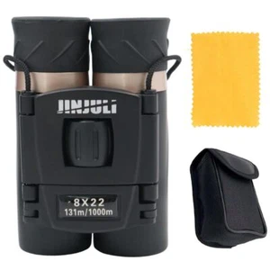8x22 Mini Compact Binoculars HD Pocket Telescopes Bird Watching Travel Sports - Picture 1 of 7