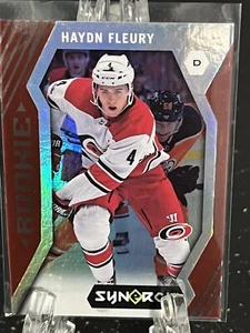 HAYDN FLEURY--ROOKIE---2017-18 UPPER DECK SYNERGY--HURRICANES--FREE SHIPPING - Picture 1 of 2