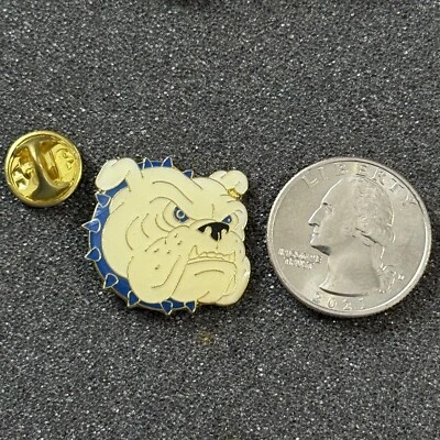 Pinback Bulldog Cachorro Perro Tono Dorado #48249 Foto 1 de 2