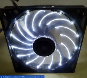 Enermax UCAP12 Apollish PC Cooling Fan DC12V 0.35A 12cm CPU Fan W/ Silver LED - Picture 1 of 11