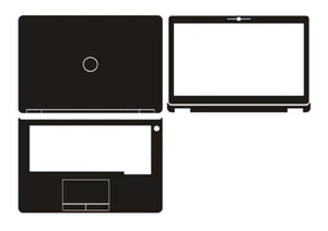 Laptop Sticker Skin Decal Carbon fiber Cover for Dell Latitude E7270 12" - Picture 1 of 34