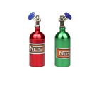 Metal Simulated Nitrogen Bottle For 1/10 RC Crawler  (1pc) RED OR GREEN