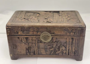 VINTAGE GEORGE ZEE & CO. CHEST BOX, Please See Details & Photos - Picture 1 of 10