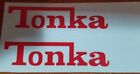 Tonka Truck  63-65 Camper  Logo Peel And Stick Decals