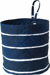 IKEA Innehällsrik Folding Basket, 20cm Blue Cloth Basket Storage Utensilium