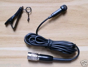 New Lavalier Clip On Cardioid Lapel Microphone for Audio Technica Radio Mic - Picture 1 of 7