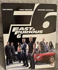 Fast & Furious 6 Extended Steelbook Edition Blu-Ray/DVD Movie (2013) - Picture 1 of 1