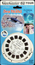 SEA WORLD ORLANDO FLORIDA #1 1983 3d View-Master 3 Reel Packet SEALED