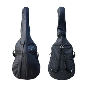  3/4 Upright Bass Bag Oxford Cloth String Bass Bag with Straps without wheel - Picture 1 of 8