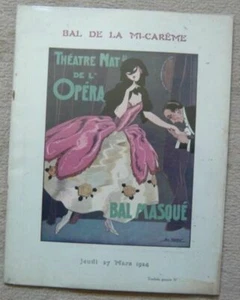 Bal de la Mi-Carême au Théâtre National de l'Opéra | Bon état - Picture 1 of 2