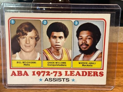 1973 Topps #239 Bill Melchionni / Chuck Williams / Warren Jabali MINT - Image 1 of 3