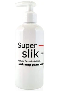 SUPER SLIK SEX LUBE Lubricant 250ml Water Based - Picture 1 of 14