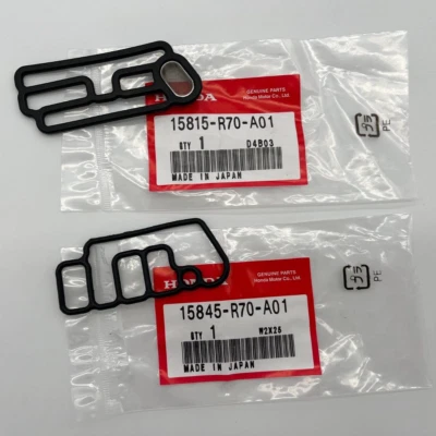 1 juego de juntas solenoides de culata OEM VTEC para Honda 15815R70A01 15845R70A01 Foto 1 de 4