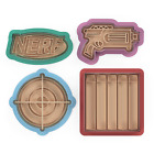 Nerf Cutter & Embosser Set Cookie Cutters Stamp